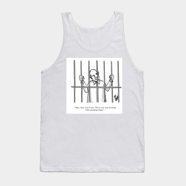 Classic Jail Cartoon Tank Top by abbottcartoons